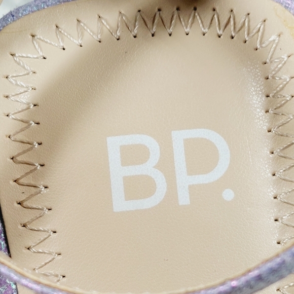 New Bp Parker Ankle Strap Square Open Toe Heeled Sandals W424 - Picture 10 of 14